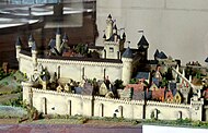 Maquette du Château de Clermont fin du XIVe siècle