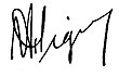 Signature de José Figueres Ferrer