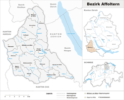 Location of Distret de Affoltern