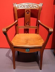 Fauteuil (vers 1904), Paris, musée d'Orsay[14].