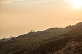 Sunset on Sea of Azov, Merzhanovo, Russia.jpg