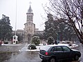 Nieve en la iglesia