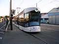 Le tram après la station Saint-Pierre en direction de Noailles.