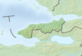 Voir sur la carte topographique de la province de Yalova