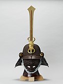 Gusoku kabuto, attributed to Sakakibara Yasumasa. Edo period, 17th century, Tokyo National Museum, Important Cultural Property