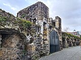 Spaarbogen en muurtoren Lang Grachtje, stadszijde