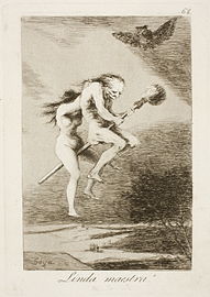 Capricho No. 68: Linda maestra (Bela instruistino)