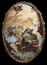 Transport céleste de la Sainte Maison de Lorette, Giambattista Tiepolo.