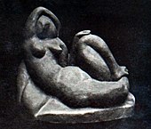 Alexander Archipenko, 1912, Le Repos, Armory Show postcard published in 1913