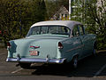 *Nomination Chevrolet BelAir rear view. --Smial 10:02, 16 August 2013 (UTC) * Discussion Quality is ok but IMO it's tilted on right, look at the building in background --Christian Ferrer 11:17, 16 August 2013 (UTC) New version uploaded. -- Smial 12:33, 16 August 2013 (UTC)  Support OK --Christian Ferrer 22:14, 16 August 2013 (UTC) Some shadows urgently must be removed. -- Spurzem 17:56, 17 August 2013 (UTC)