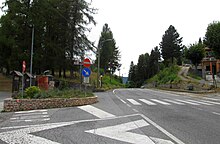 Photographie du Colle di Nava depuis le versant de la vallée du Tanaro