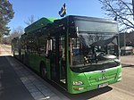 MAN Lion's City A23 biogasbuss i Uppsala med fronten som infördes 2015.