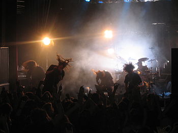 In Flames на концерті Studentersamfundet у Тронгеймі, 17 березня 2007 року