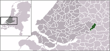 Situo de la municipo Leerdam