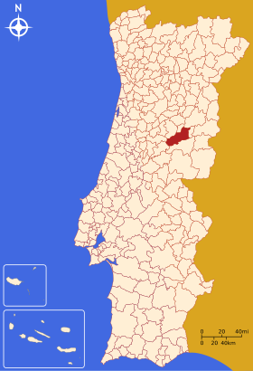 Localização de Covilhã