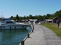 de jachthaven van Seglinge