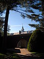 South Entrance into the abbey's cloister garden