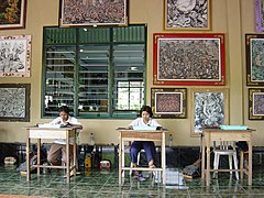 Batik making