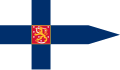 Pabellón de guerra de Finlandia.