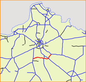 Carte de la route.