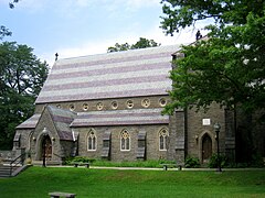 The Chapel of the Holy Innocents, built in 1857, serves several denominations on campus.