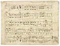 Image 2 Polonaise in A-flat major, Op. 53 (Chopin) Sheet music for the Polonaise in A-flat major, Op. 53, a solo piano piece written by Frédéric Chopin in 1842. This work is one of Chopin's most admired compositions and has long been a favorite of the classical piano repertoire. The piece, which is very difficult, requires exceptional pianistic skills and great virtuosity to be interpreted. A typical performance of the polonaise lasts seven minutes. More selected pictures