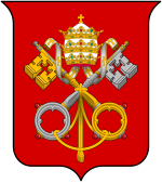 Coats of arms of the Holy See and Vatican City