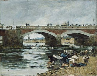 Lavandières près d'un pont, 1883 Musée des Beaux-Arts (Boston)