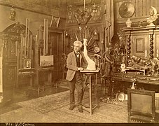 Jean-Léon Gérôme in his studio.jpg