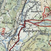 1:50'000 (ski route map, 1955)