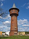 Wasserturm der ehemaligen Schwellentränkungsanstalt