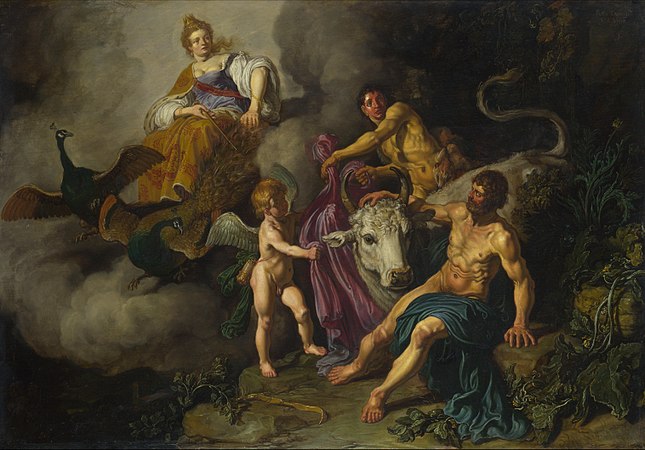 Iunona descoperindu-l pe Jupiter cu Io (1618), Pieter Lastman