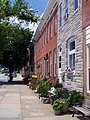 Image 19Simple row houses like these in Locust Point make up much of Baltimore's housing stock. (from Culture of Baltimore)