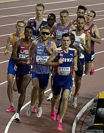 A final dos 1500 m.