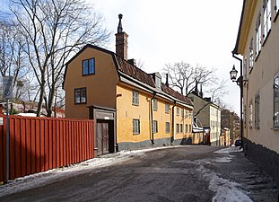 Yttersta Tvärgränd nr 3, från norr.