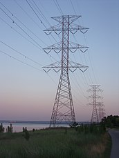 Four circuits on one tower line