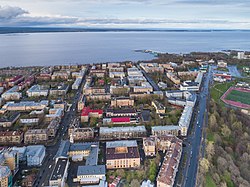 Karla Marksa Avenue in Petrozavodsk