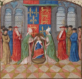 Henry VI of England is crowned King of France aged ten at Notre-Dame (16 December 1431) during the Hundred Years' War