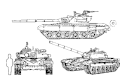 Tegning af en T-72