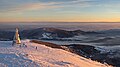 * Nomination View from the Grand Ballon to the Swiss Alps. In the forground the Memorial Diables Bleus --Milseburg 15:42, 31 December 2023 (UTC) * Promotion  Support Good quality. --JoachimKohler-HB 06:39, 1 January 2024 (UTC)