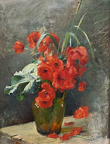 'Poppies', valmuer. Ca. 1900