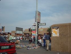 Straßenmarkt in Rustenburg