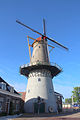 Molen Nooitgedacht na de ophoging in 2009