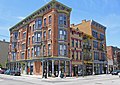 Series of Italianate tenements in Over-The-Rhine, Cincinnati, Ohio