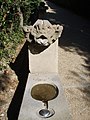 La fontana dei Mostaccini, mascherone.