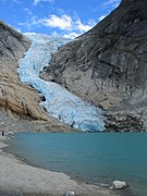 La Briksdalsbreen, el 1997