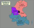 A map for Canberra Central. Wasn't too pleased, but at least it was better than no map.