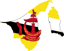 Flag-map of Brunei.svg