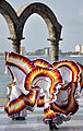 Bailando el Jarabe en el malecón de Puerto Vallarta