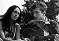 Joan Baez y Bob Dylan en la Marcha sobre Washington por el trabajo y la libertad o "Marcha por los derechos civiles", que tuvo lugar en Washington el 28 de agosto de 1963.